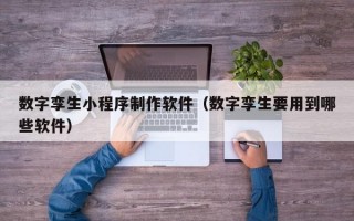 数字孪生小程序制作软件（数字孪生要用到哪些软件）