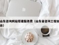 山东咨询网站搭建服务费（山东省咨询工程协会）